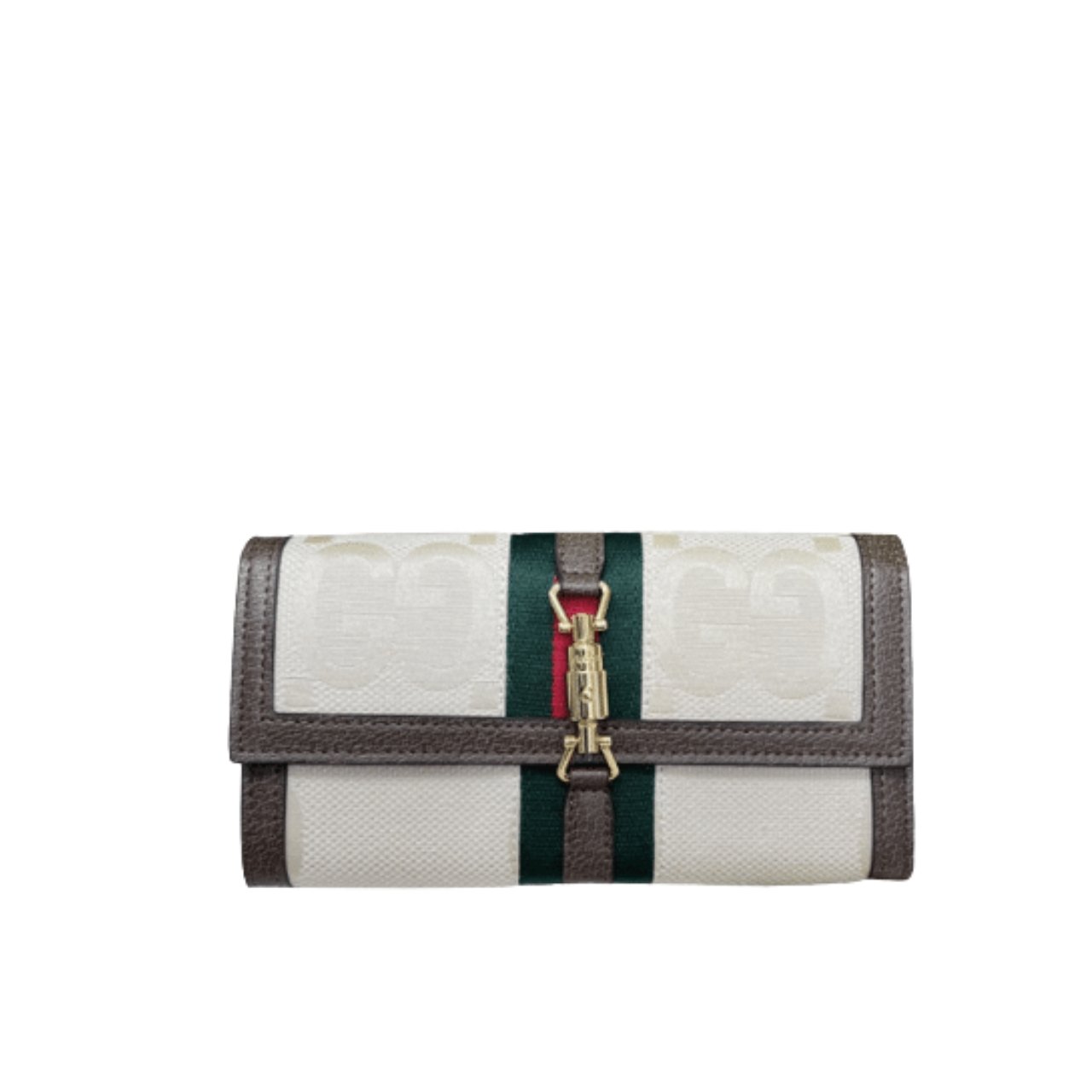Gucci Jackie 1961 Chain Wallet Beige and Brown 19Cm 652681 HUHHG 8565