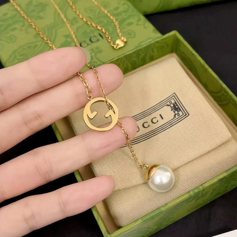 X608 New fashion necklace with pearls jewelry