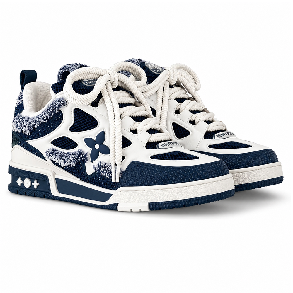Alternative view of LV Skate Sneaker Marine White