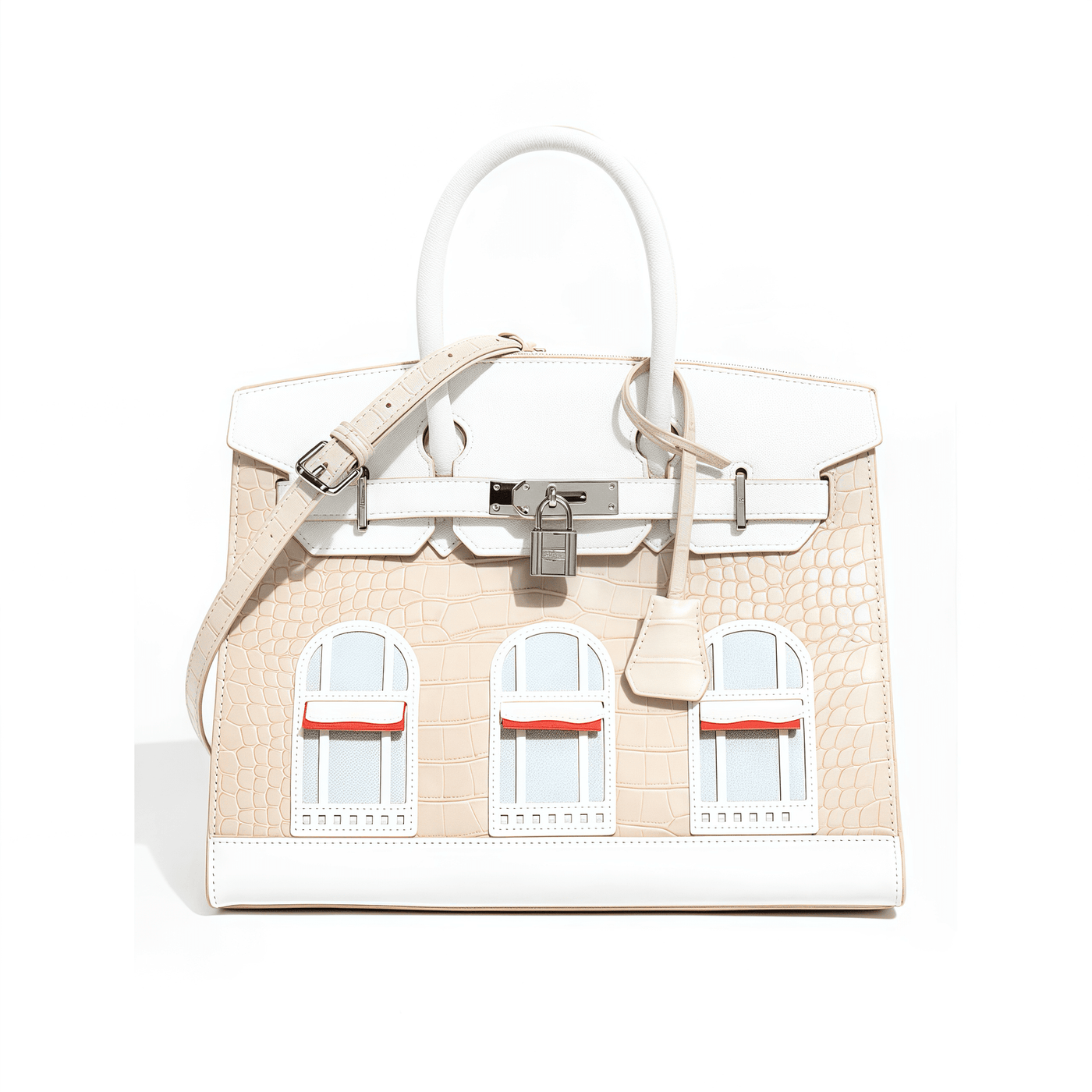 Hermès Sac Faubourg Neige Birkin 20 Alligator