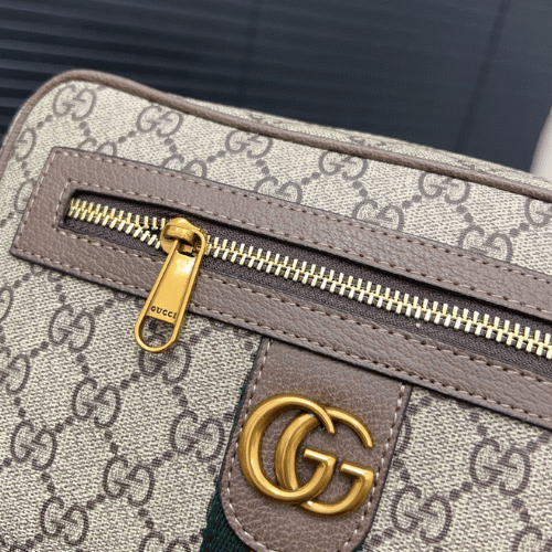 Gucci Ophidia Gg Belt Bag Grey 9.4 Inches - Image 5