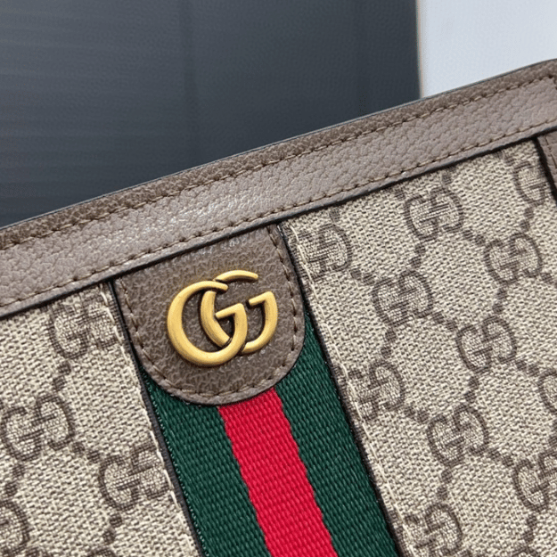 Gucci Ophidia Gg Small Shoulder Bag Beige 8.6 Inches - Image 3
