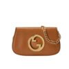 Gucci Blondie Brown Chain Bag