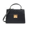 Gucci Padlock Black Leather Bag