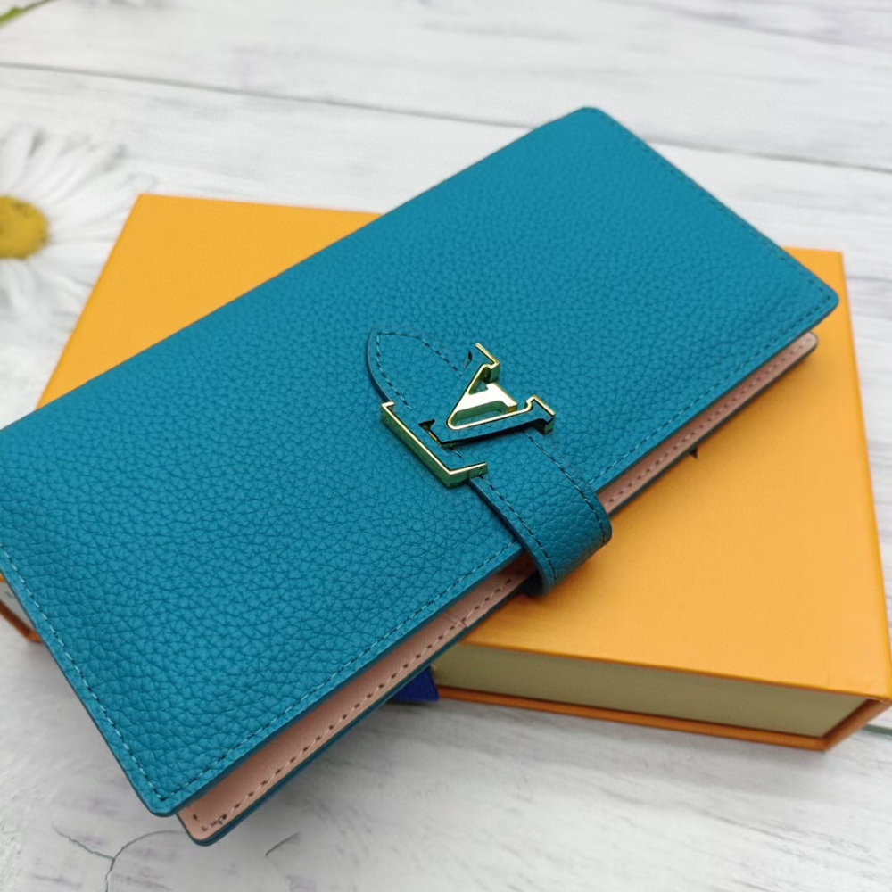 LV Teal Empreinte Long Wallet - Image 4