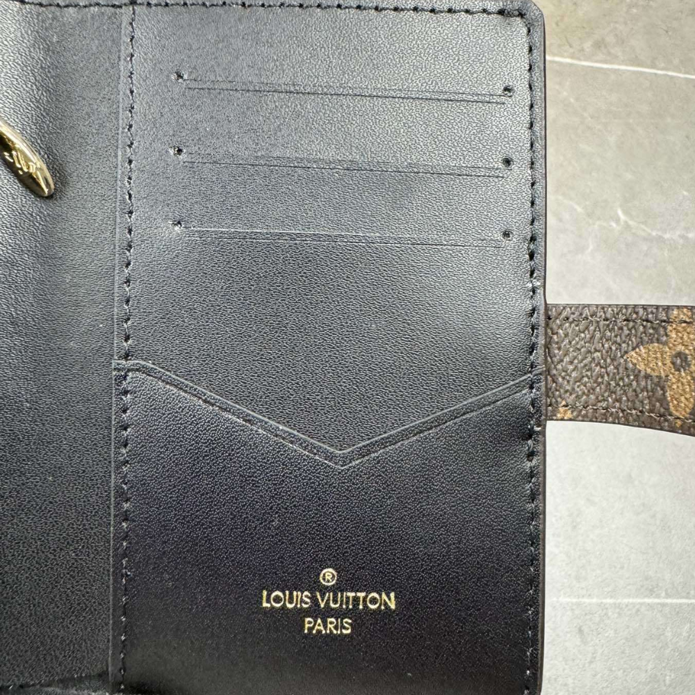LV Monogram Canvas LV-Clip Wallet - Image 4