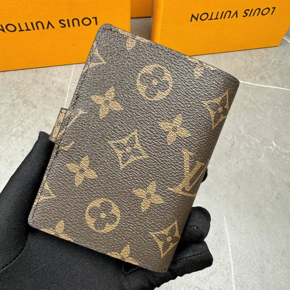 LV Monogram Canvas LV-Clip Wallet - Image 10