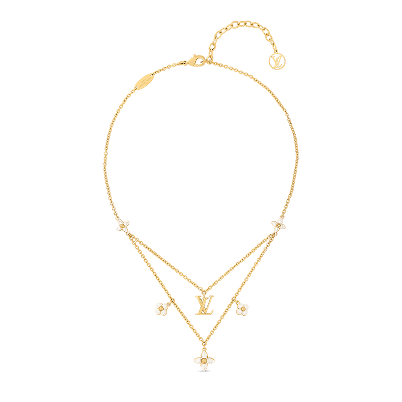 LV Gold Flower Necklace