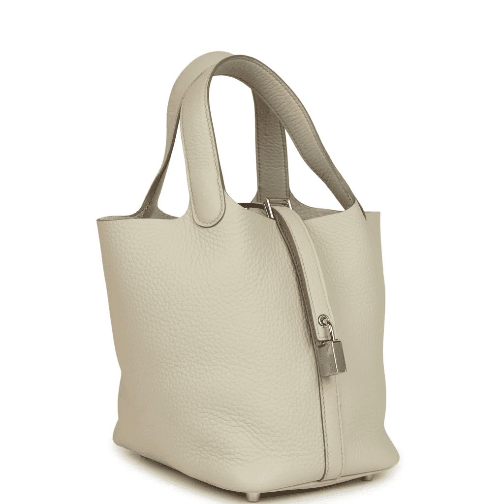 Hermès Picotin Lock 18 Clemence Beton PHW - Image 6