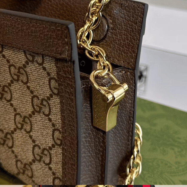 Gucci Ophidia Mini Chain Bag Beige - Image 6