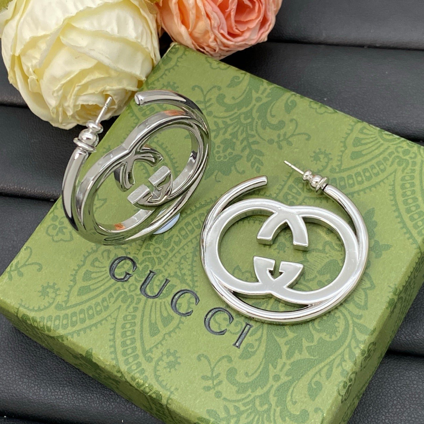 Alternative view of Gucci Silver Hoop Earrings