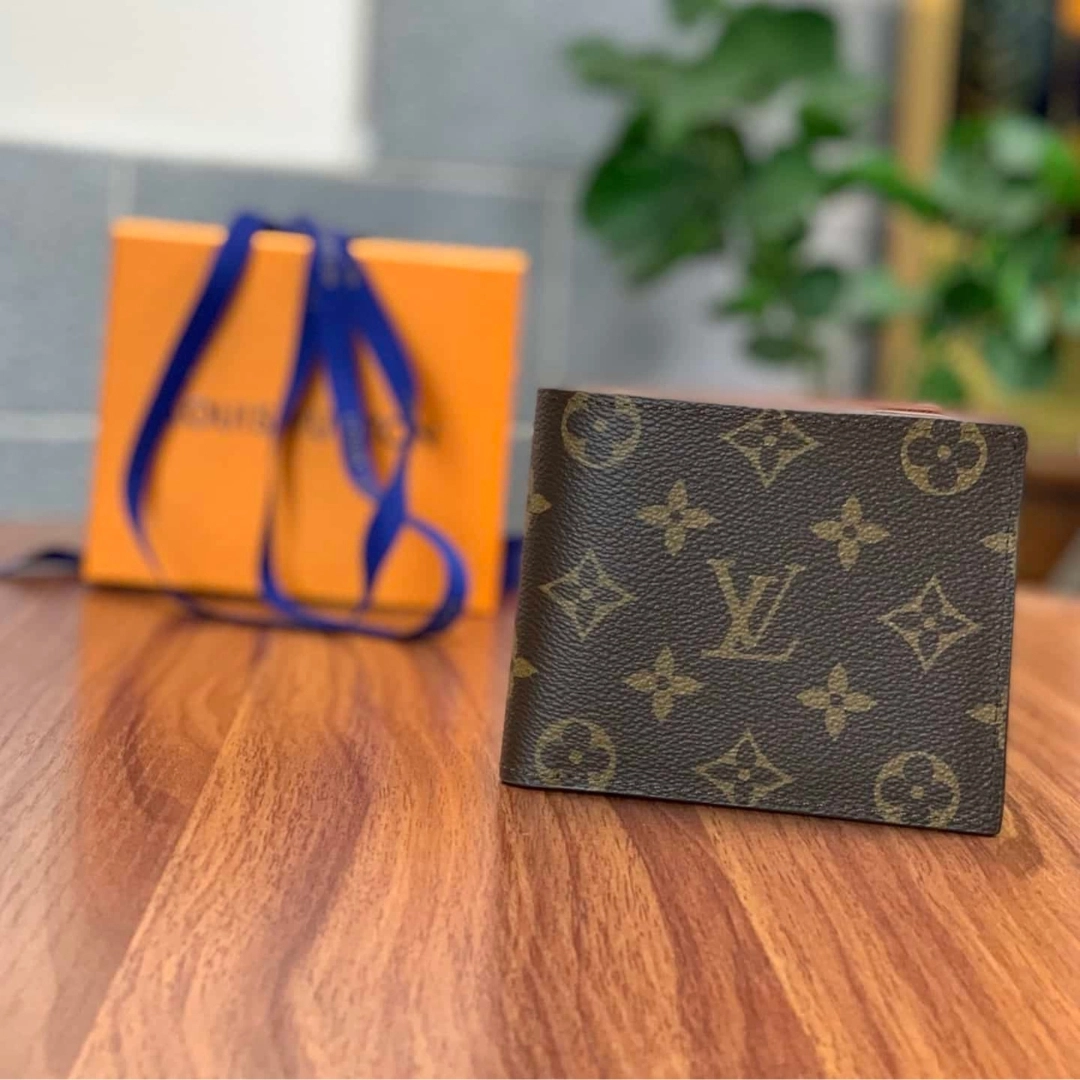 Alternative view of Louis Vuitton Amerigo Wallet Monogram Canvas In Brown 11Cm N60053