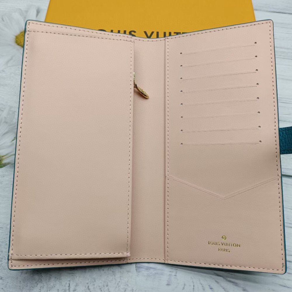 LV Teal Empreinte Long Wallet - Image 9