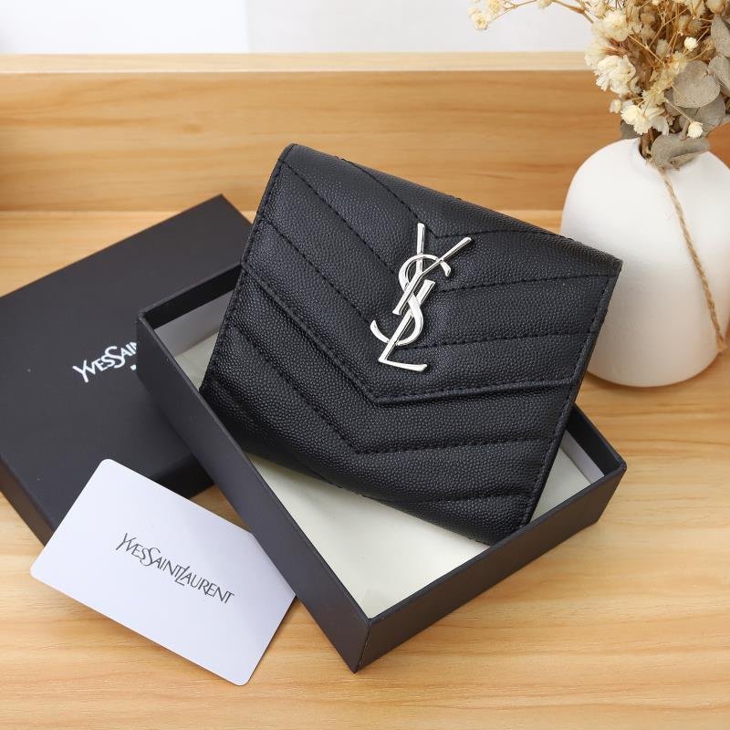 YSL Cassandre Matelassé Compact Wallet - Image 5