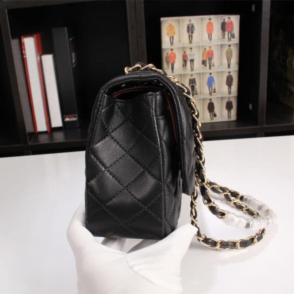 Chanel Classic Flap Lambskin Bag - Image 3