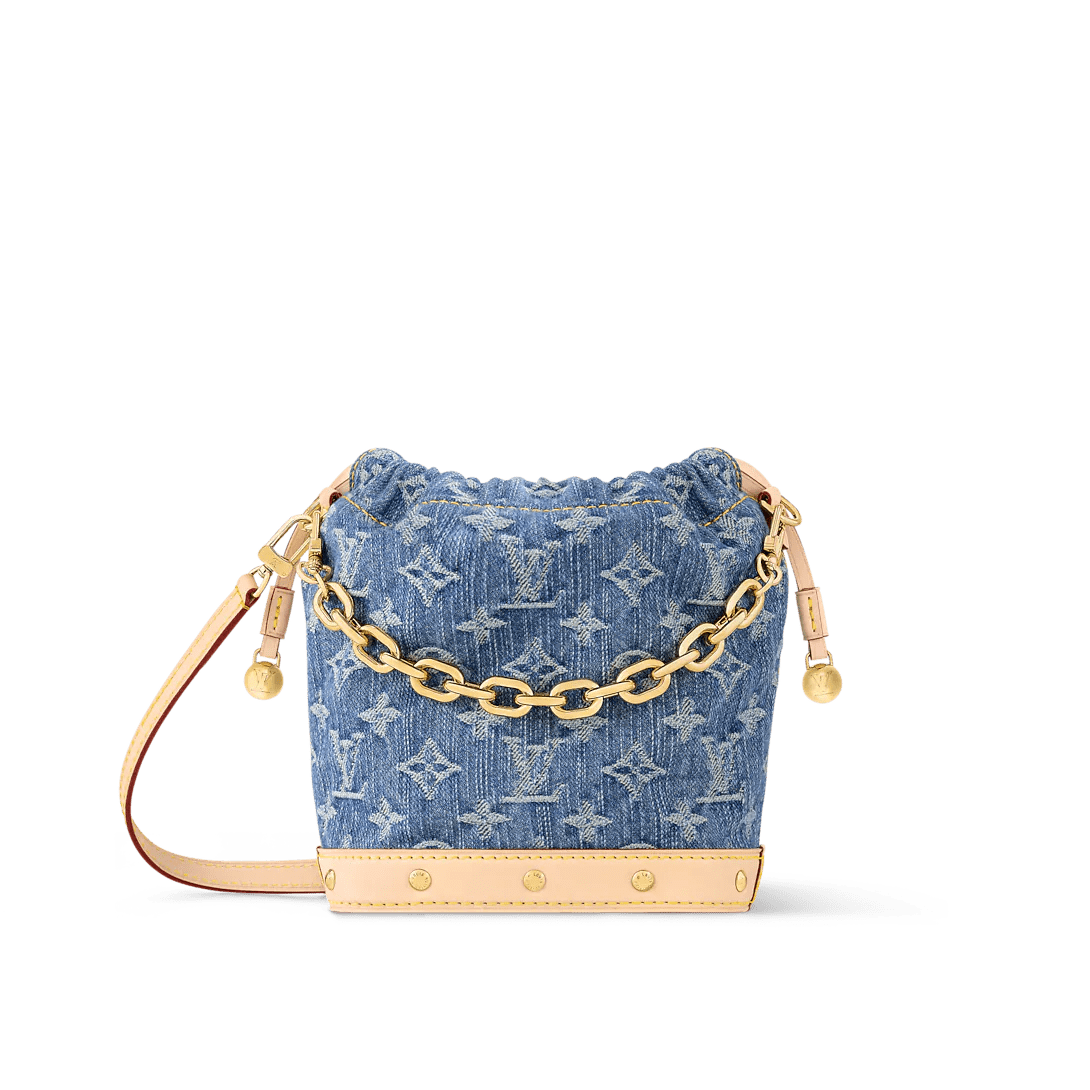 Louis Vuitton Nano Noé Denim Organic