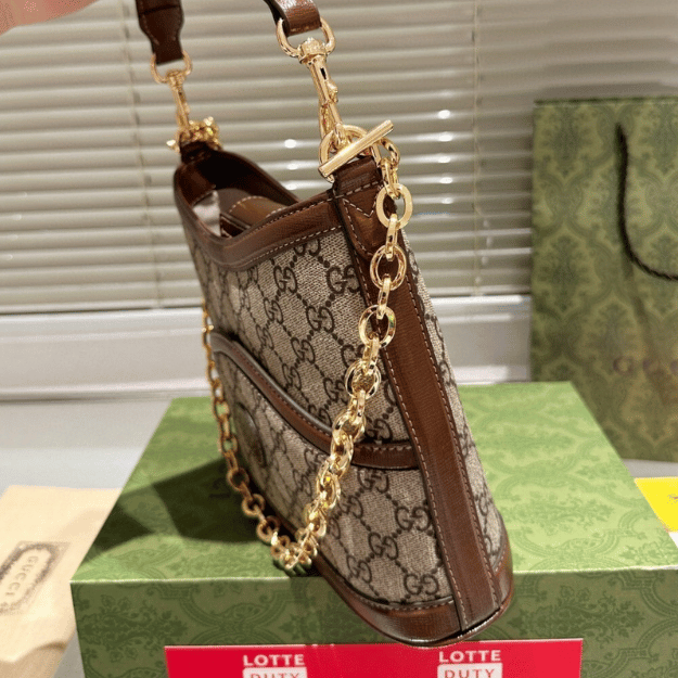 Gucci Ophidia Small Bucket Bag Gg Canvas 9.8 Inches - Image 7