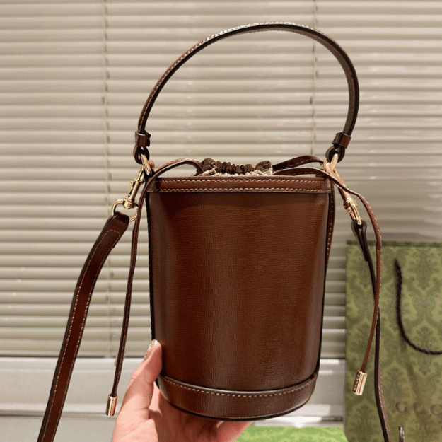 Gucci Ophidia Mini Bucket Bag Brown 4.5 Inches 760201 AACP4 2342 - Image 4
