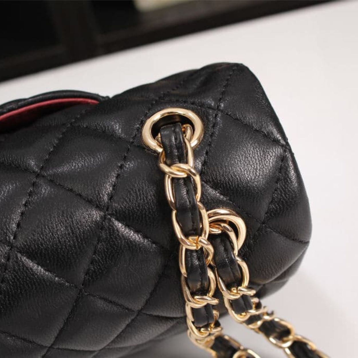 Chanel Classic Flap Lambskin Bag - Image 6