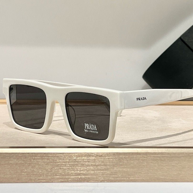 Prada White Square Sunglasses