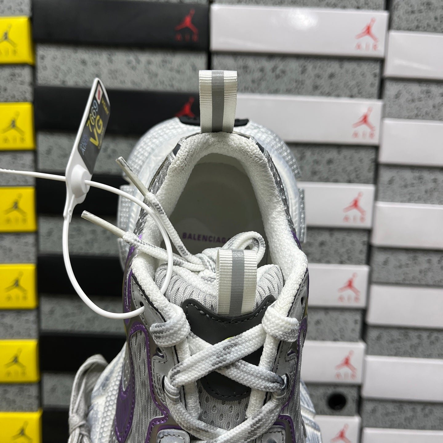 Alternative view of Balenciaga 3XL Grey Purple White