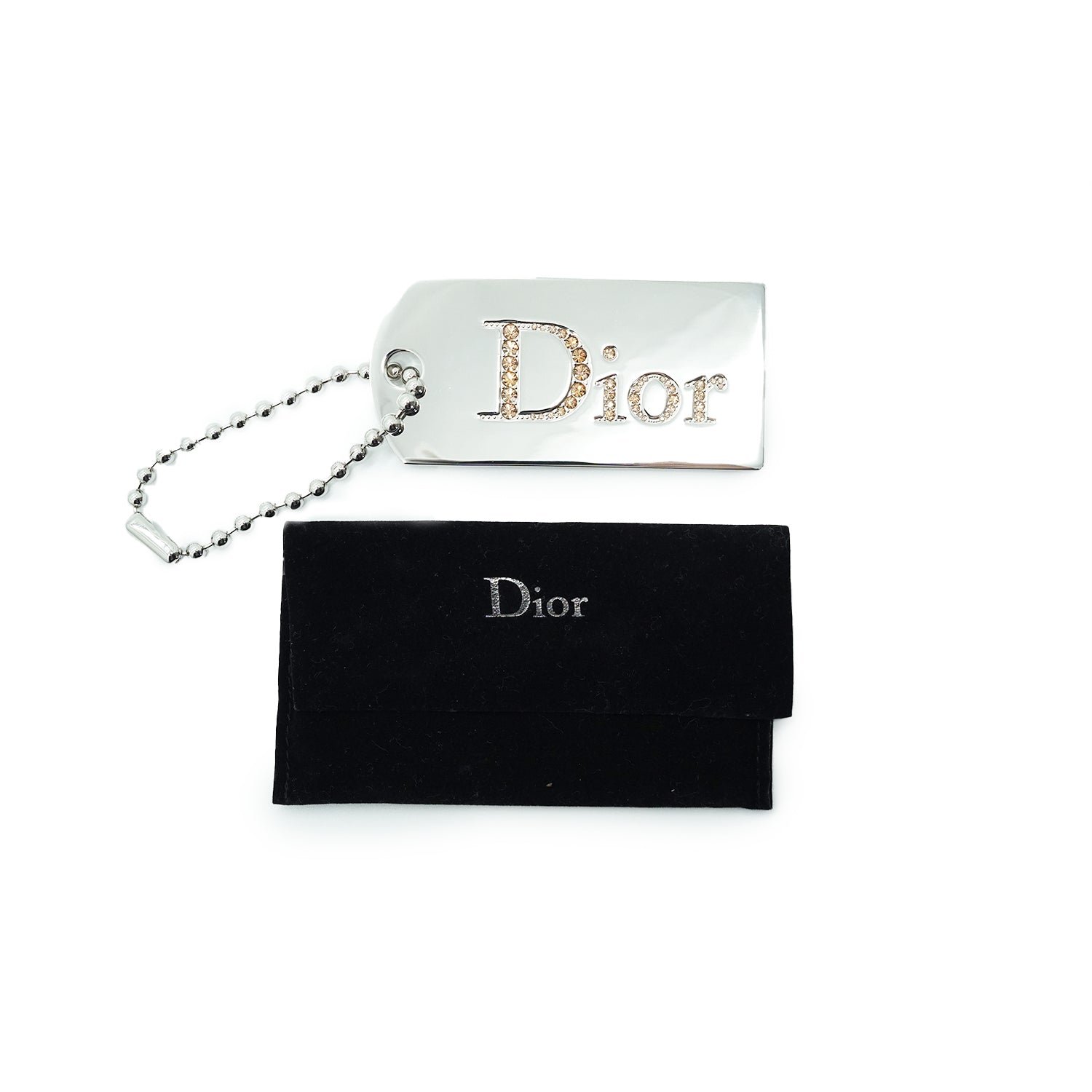 Parfums Christian Dior Rhinestone Mirror Bag Charm - Image 10