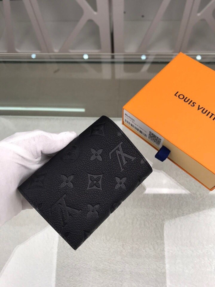 Louis Vuitton Victorine Wallet Monogram Empreinte Black For Women, Women's Wallets 4.7in/12cm LV M64060 - TEMAFES - Image 9