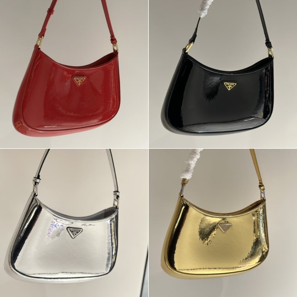 Prada Cleo Patent Leather Shoulder Bag - Image 3