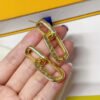  LV Chain Link Drop Understated  Earrings