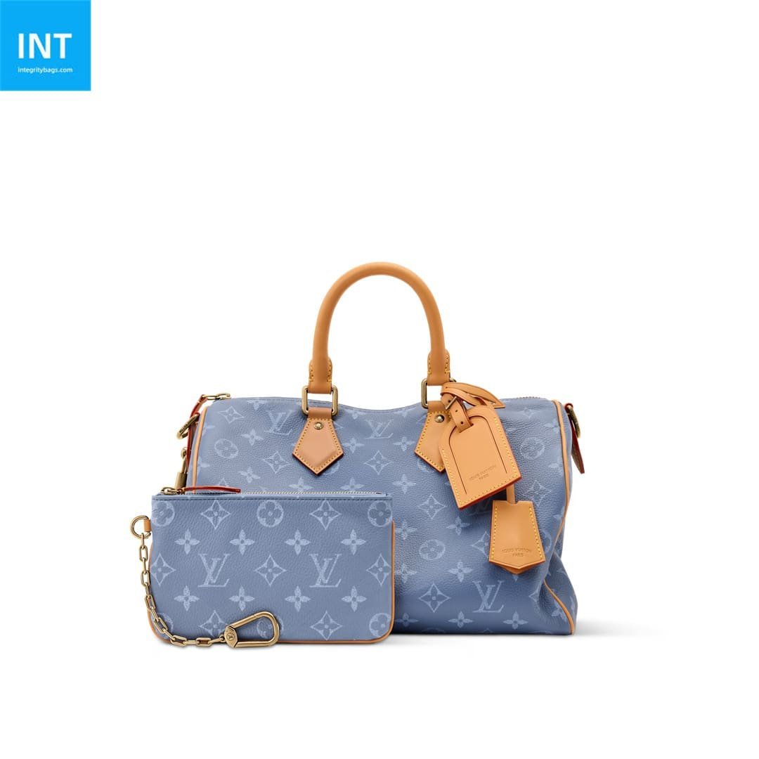 Louis Vuitton Speedy P9 30 Silk Blue - Image 3