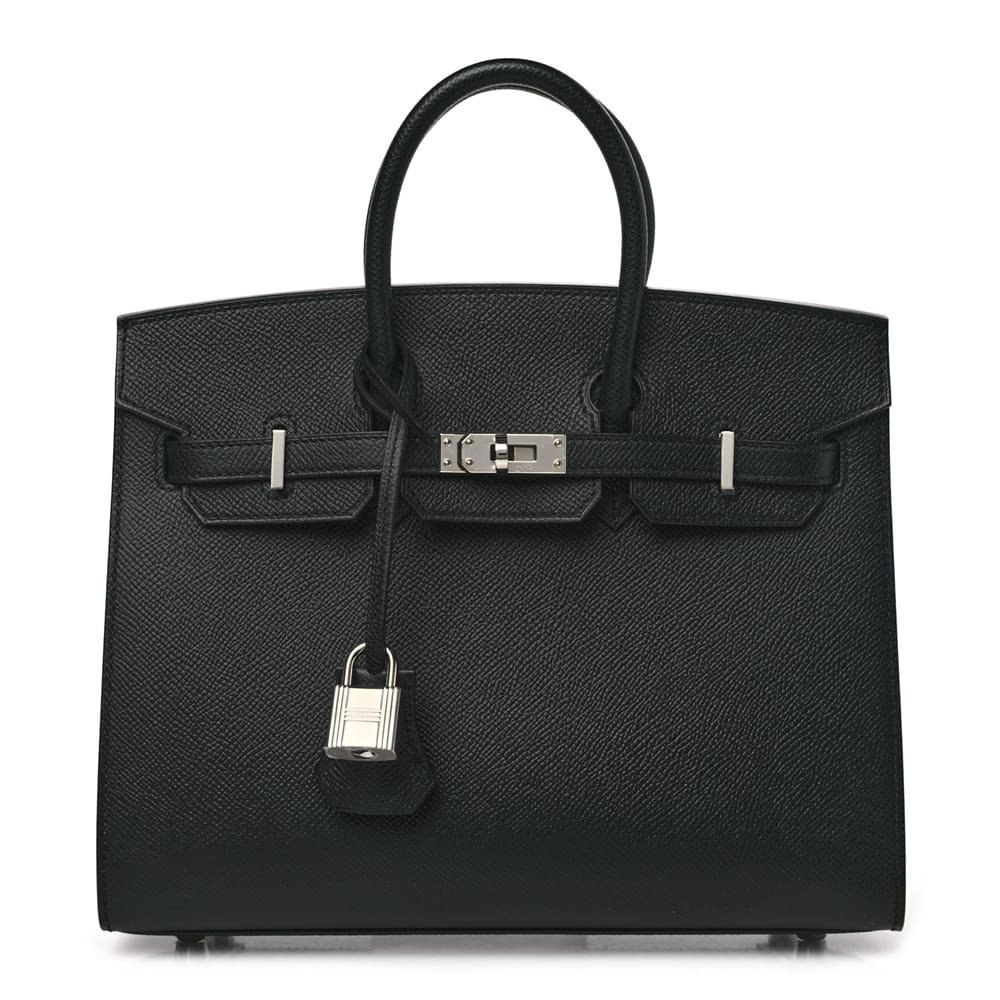 Hermès Birkin 25 Epsom Black Sellier