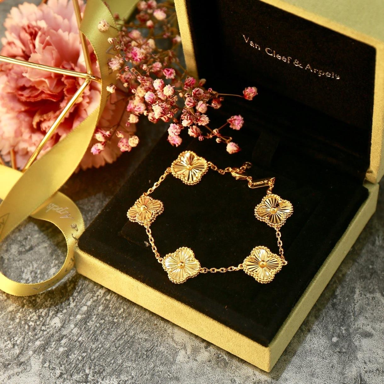 VAB21 Fashion new bracelet for lady jewelry about 20cm high quality gold plated jewelry - Image 6