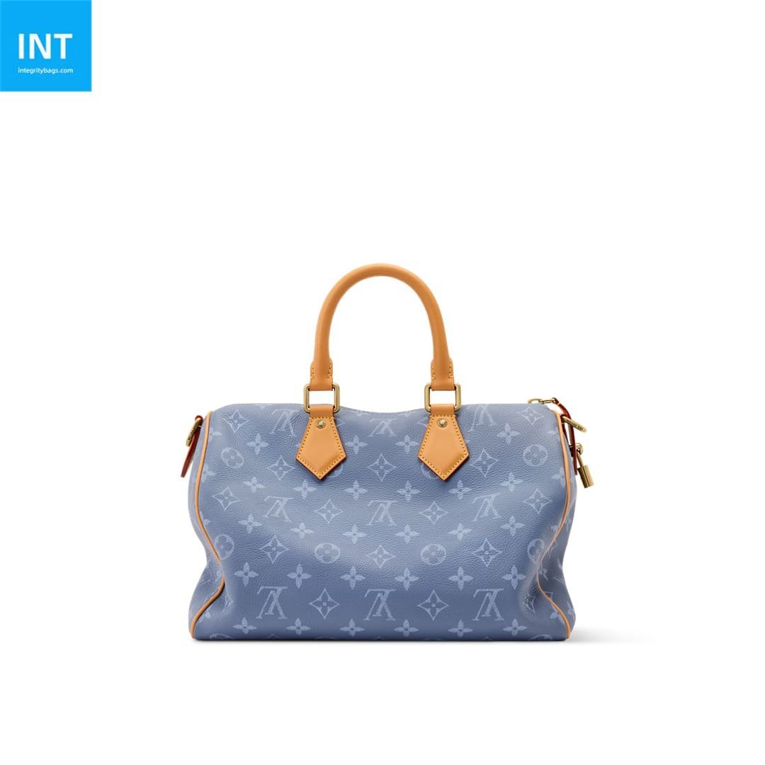 Alternative view of Louis Vuitton Speedy P9 30 Silk Blue