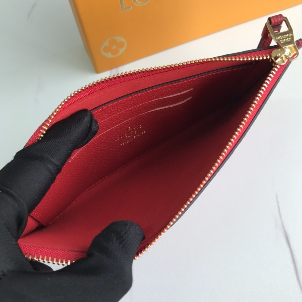 Alternative view of Louis Vuitton Pochette Melanie Monogram Empreinte Cerise 9 Inches M68712
