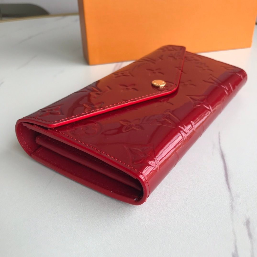 Alternative view of LOUIS VUITTON SARAH MONOGRAM WALLET RED 19CM