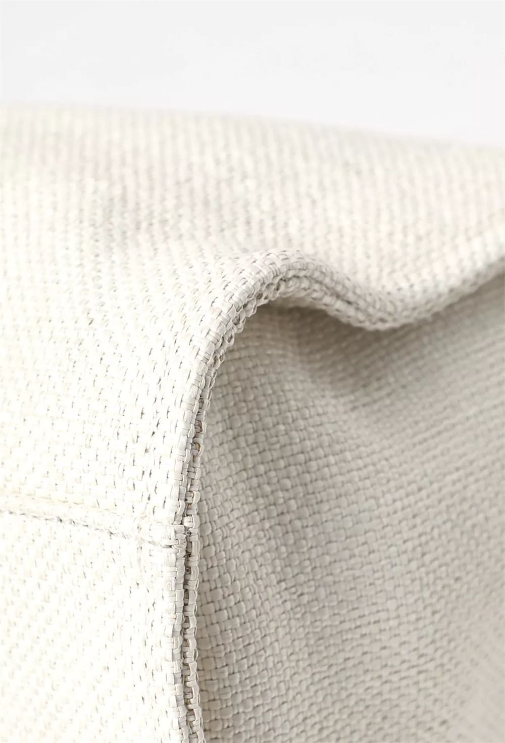Chanel Deauville Canvas Tote Bag (Large White) - Image 6