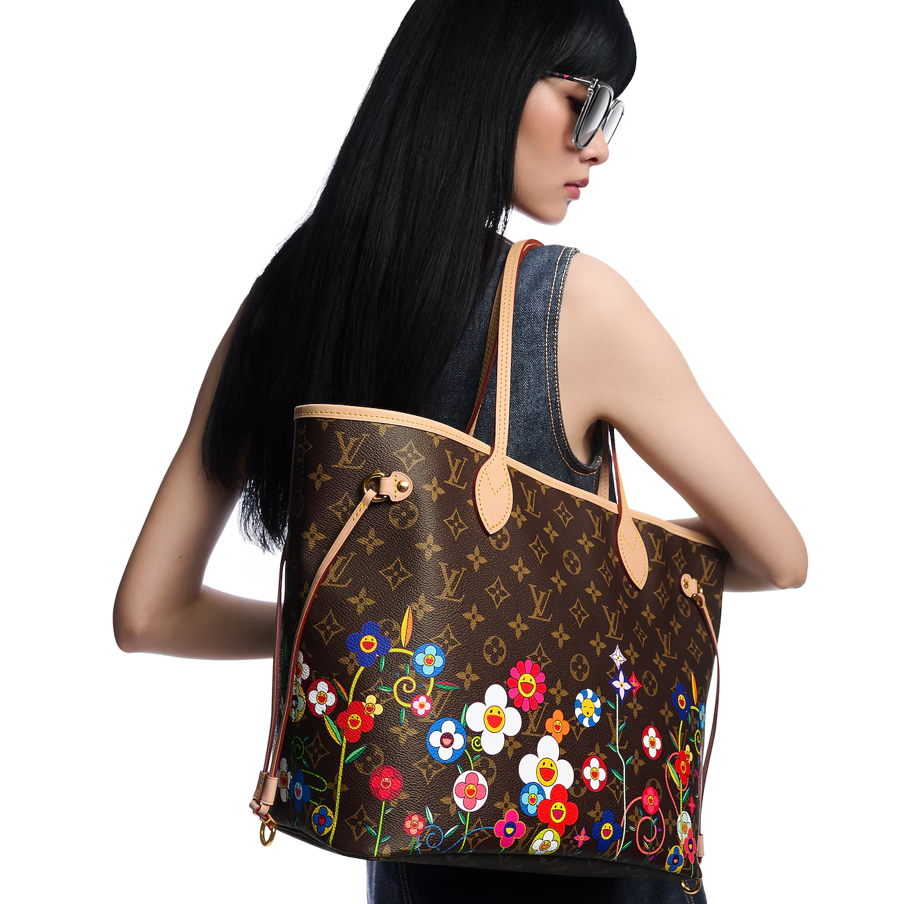 Alternative view of Louis Vuitton M13271 LV x TM Neverfull MM