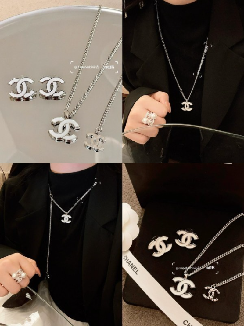 Chanel Leather Woven Star CC Choker - Image 7