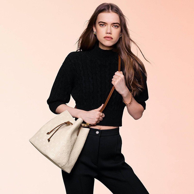 Louis Vuitton Noe MM Cream Empreinte - Image 10