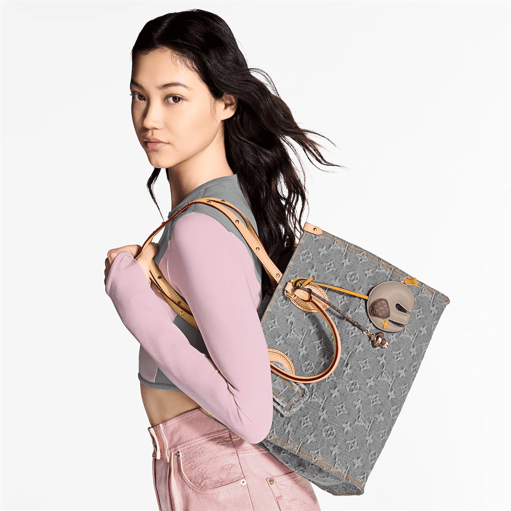 Alternative view of Louis Vuitton OnTheGo MM Washed Gray