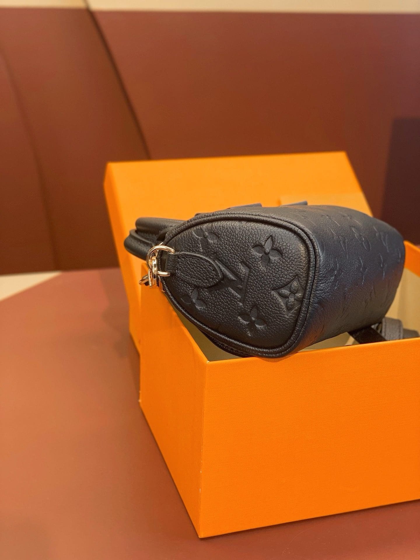Louis Vuitton Nano Speedy Black Empreinte - Image 5