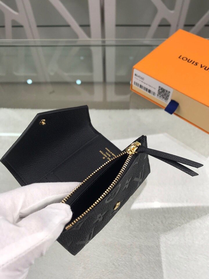 Louis Vuitton Victorine Wallet Monogram Empreinte Black For Women, Women's Wallets 4.7in/12cm LV M64060 - TEMAFES - Image 7