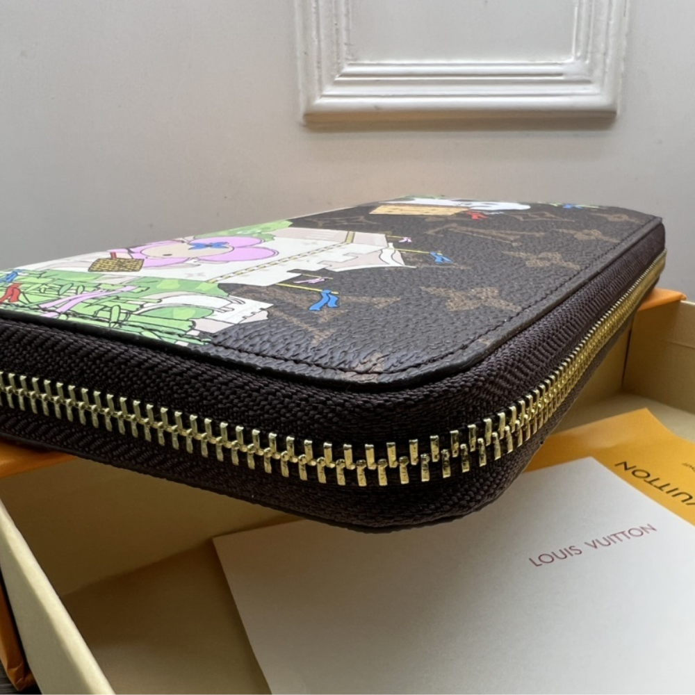 LV Leather Panda Monogram Pouch - Image 7