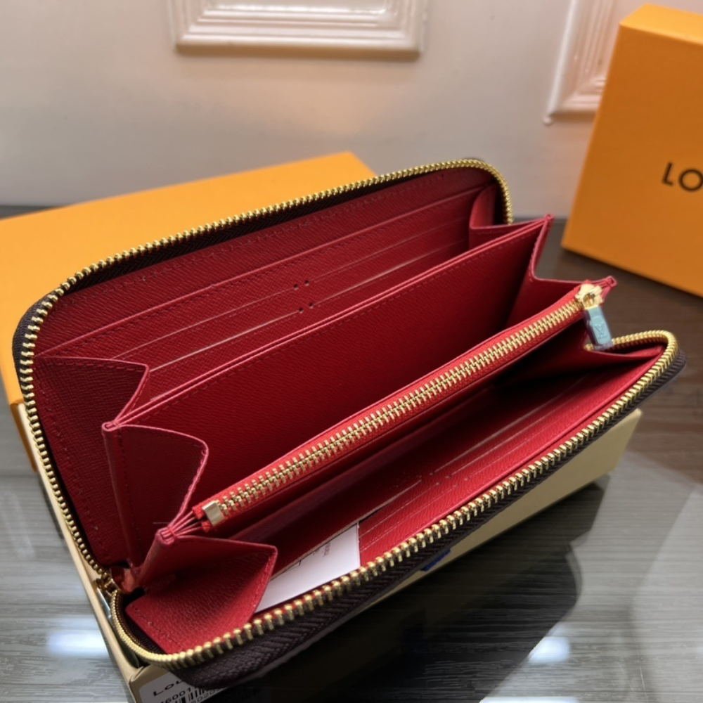 LV Canvas Limited-Edition Print Wallet - Image 6
