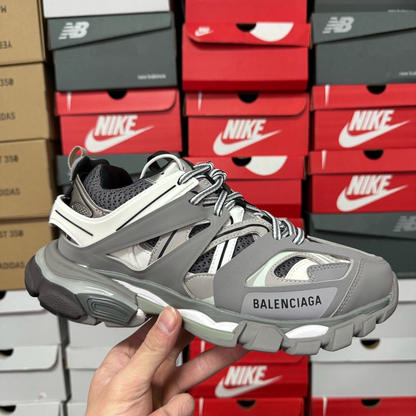 Alternative view of Balenciaga Track Led 3.0 - (CHARCOAL/GREY/WHITE)