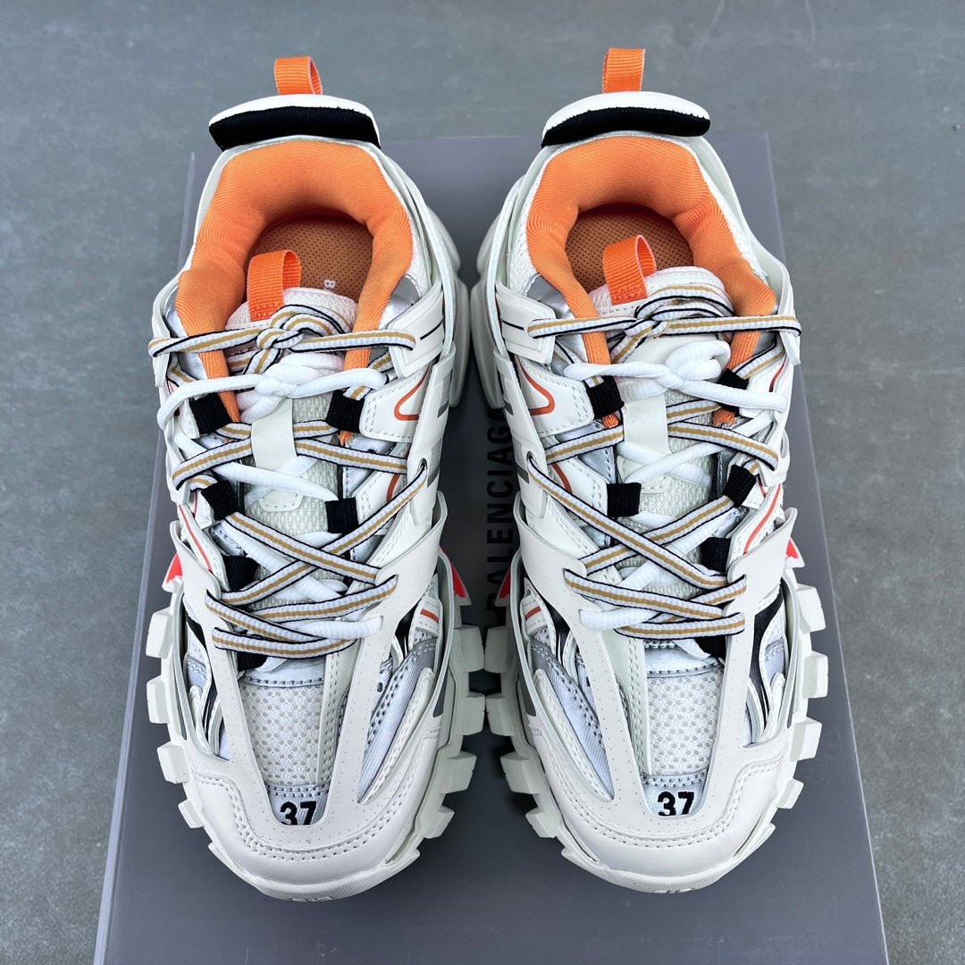Alternative view of Balenciaga Track 3.0 - (WHITE/ORANGE/GREY)