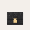 LV Black Empreinte Lock Wallet