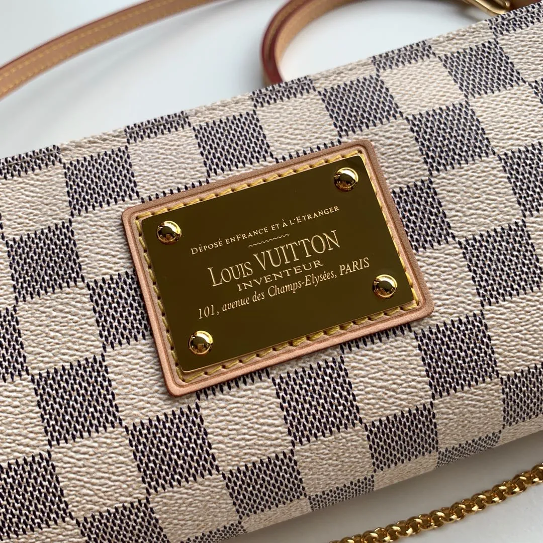Louis Vuitton Eva Damier Azur Clutch - Image 5