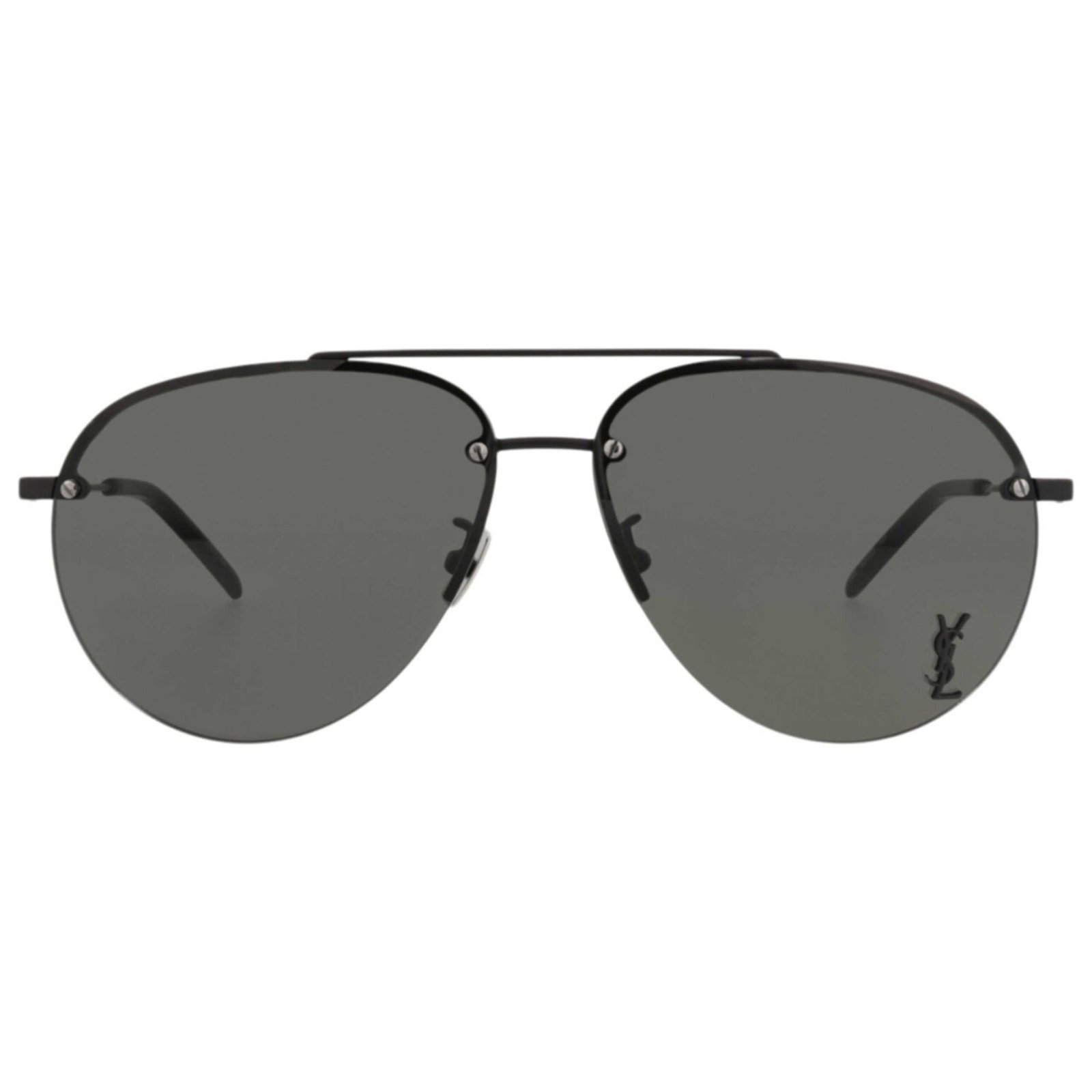 YSL Black Aviator Luxury Sunglasses - Image 2