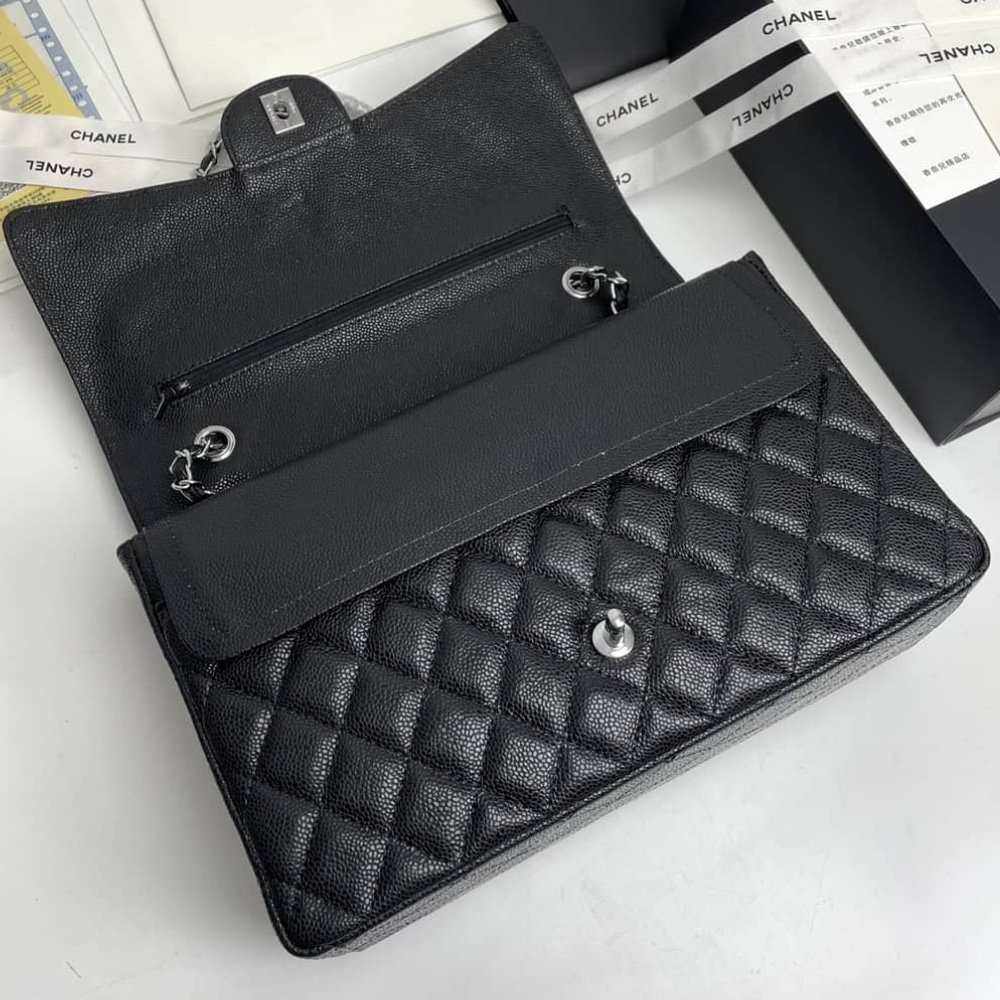 CHANEL Classic Caviar Flap Bag - Image 3
